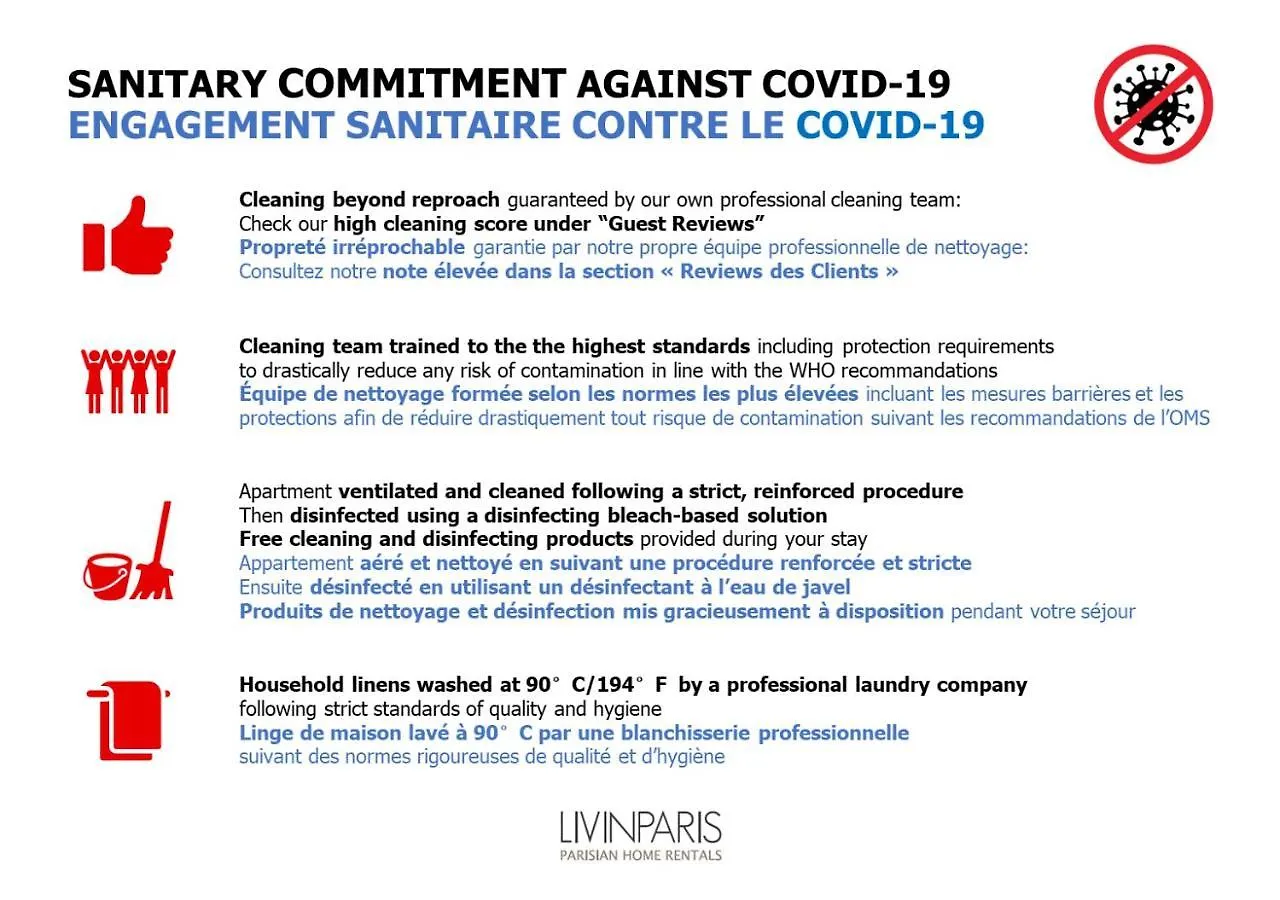 شقة Livinparis - Luxury 2 Bedrooms Le Marais I *